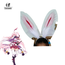 ROLECOS Honkai Impact 3 Yae Sakura Cosplay Ear Girl Cosplay Props Pink White Ear Headwear Game Cosplay Ear 2024 - buy cheap