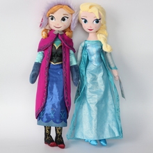 Disney Anime Frozen Dolls 40cm Stuffed Princess Elsa Anna Brinquedos Boneca Plush Toys Children Birthday Gift 2024 - buy cheap
