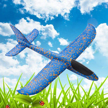 Avión de lanzamiento a mano para niños, planeador 36cm de espuma de juguete, ideal para regalo 2024 - compra barato