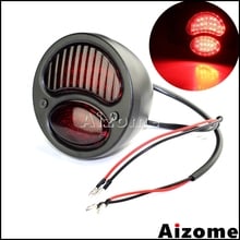 12V Steel Motorcycle Tail Light Brake LED Lights for Harley Sportster Touring Dyna Chopper Bobber Cafe Racer Rear Stop Taillght 2024 - buy cheap