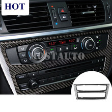 For BMW X3 F25 Carbon Fiber Console Air Conditioner & CD Panel Cover 2011-2013 1pcs Car Accessories Interior Car Decor Car Trim 2024 - buy cheap