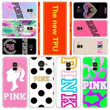 Phone for Samsung Galaxy J6 J4 Plus J8 J3 J7 2018 J5 J3 j7 2017 2016 j6 Prime Cover Case pink Fashion Coque Style 2024 - compre barato