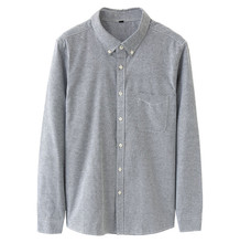 Camisa de algodón puro para hombre, ropa informal ajustada de manga larga, de alta calidad, a la moda, nueva 2024 - compra barato