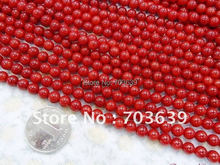 Wholesale 5 Strands 6mm Coral Loose Beads For Jewelry DIY, Natural Coral Beads Accessory Fit Earrings, Bracelets, Necklaces 2024 - buy cheap