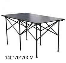High quality outdoor folding table portable camping picnic table without chairs 140*70*70CM 2024 - buy cheap