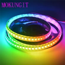 10 X 1m 5V WS2812B PIXEL STRIP LIGHT 144 LEDs/m FPCB WHITE BLACK SMD 5050 RGB Dream addressable Color Pixel LED IP67 Strip Light 2024 - buy cheap