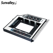 Sunvalleira-caixa para 2 ° hdd, 12.7mm, sata, etrade, hrad, drive de disco, compatível com hp 8460p 2024 - compre barato