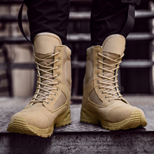 Botas táticas do exército e masculinas, calçados de combate especiais para as forças especiais, tamanho grande 37 a 46, tênis de trabalho militar 2024 - compre barato