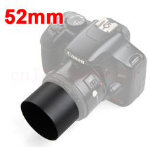 49 52 55 58 62 67 72 77 82mm Professional Telephoto Metal Lens Hood 52mm Screw In DSLR Camera  Lens Filter Thread 2024 - buy cheap