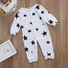 0-18M Newborn Baby Star Clothes Long Sleeve Cotton Romper Jumpsuit Playsuit One Pieces Toddler Kids Clothing Outfit 2024 - buy cheap