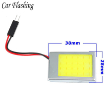 Car Flashing 10 set T10 24 SMD led cob 12V Panel Interior car dome light Festoon bulb Truck Interior License Plate COB LED Lamp 2024 - buy cheap