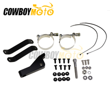 Motocicleta Garfo Gatilho Bloqueio de Montagem Bracket Farol Carenagem Kit Para 2006-2014 Harley Dyna Rua Bob FXDB, low Rider FXDL 2024 - compre barato