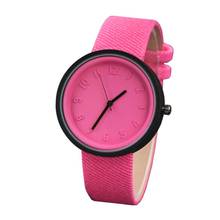 Timezone #301 Candy color Unisex Simple Number watches women japanese fashion luxury watch Quartz Canvas Belt Wrist Watch 2024 - buy cheap