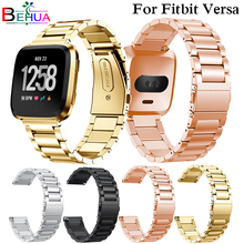 New Arrival For Fitbit Versa Wristband Wrist Strap Smart Watch Band Strap Stainless Steel Watchband Replacement Smartwatch Band 2024 - buy cheap