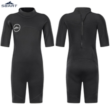 Sbart crianças 2mm scr neoprene maiô wetsuits do bebê mergulho de surf das crianças roupas de banho de manga curta elástico 2024 - compre barato