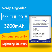 Bateria de segurança genuína para celular, bateria de substituição para thl 3200 2015a drive bl08 bl 08 2024 - compre barato