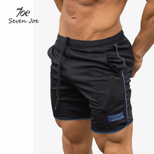Seven Joe-pantalones cortos deportivos para hombre, pantalón de chándal de algodón para culturismo, Fitness, informales, novedad 2024 - compra barato