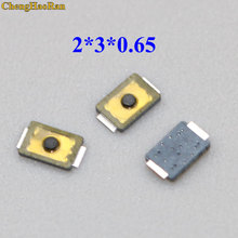 Chenghaoran 2*3*0.65mm 2x3x0.65mm para a câmera do telefone móvel tátil botão interruptor tact 2 pino micro interruptor 2024 - compre barato