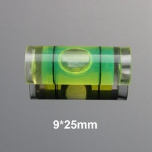 QASE Diameter 9mm Plastic Tubular Spirit Level Bubble Mini bubble level 2024 - buy cheap