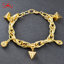 Sunny Jewelry Hot Selling Triangle Charm Bracelet For Women Hand Chain Link Chain Bracelet For Party Fashion Jewelry Findings 2024 - buy cheap