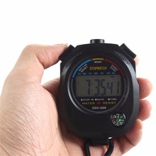 New Hot sale Waterproof Digital LCD Stopwatch Chronograph Timer Counter Sports Alarm Timer Aliexpress China 2024 - buy cheap