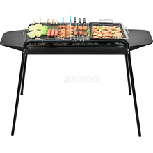 5-15 Person Metal BBQ Grill Electric Charcoal Grill Automatic Flip Barbecue Stove for Outdoor Picnic Home Garden Party Roasting 2024 - buy cheap