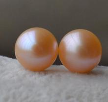 New Arriver Pearl Jewellery,6-7mm Pink Freshwater Pearl S925 Silvers Stud Earrings,Fashion Lady's Bridesmaid Party Gift Jewelry 2024 - buy cheap