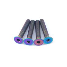 4 PCS M5 x 30mm Rainbow GR5 Titanium Hex Allen Socket Countersunk Screws Bolts For Bicycle Stem Headset Top Cap 2024 - buy cheap