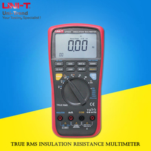 UNI-T UT533 true RMS сопротивление Изоляции Мультиметр; 1000 В Мегаомметр/сопротивление/Емкость/частота/температура тест 2024 - купить недорого