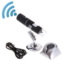 1080P wifi цифровой 1000x микроскоп Лупа камера 1000X 8LED цифровой USB микроскоп электронный лупа USB эндоскоп камера 2024 - купить недорого