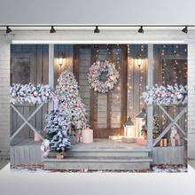 Fondo de Navidad para fotografía, luz de puerta al aire libre, accesorios de estudio para fotomatón, accesorios de decoración para fiestas, B128 2024 - compra barato