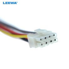 LEEWA Universal Car Wire Harness Connector 8Pin Into Car DVD CD Radio Stereo Wire Plug Adapter #CA5697-8P 2024 - buy cheap