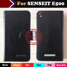 Super! 2017 SENSEIT E500 Case Factory Price 6 Colors Fashion Luxury Protective Leather Phone Slip-resistant Cover+Tracking 2024 - buy cheap