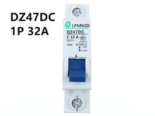 Disjuntor dz47 1 p 32a dc 250v, disjuntor mcb 1 polos c45 2024 - compre barato