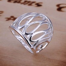 Кольцо с серебряным покрытием, кольцо из стерлингового серебра, ювелирные изделия, заводские цены 2024 - купить недорого