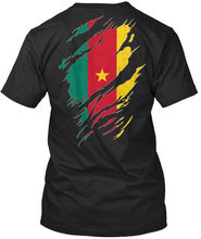 Черная футболка с коротким рукавом, из 100% хлопка, с надписью «I Love Cameroon», 338 стандартных футболок унисекс, 2019 2024 - купить недорого
