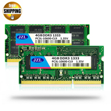 JZL 1.35V Low Voltage DDR3L 1333Mhz PC3-10600S 4GB / DDR3 PC3 10600 1333 1066 Mhz For Laptop Notebook SODIMM Ram Memory SDRAM 2024 - buy cheap