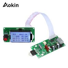 Codificador de pulso duplo digital com tela lcd 100a 40a, máquina de solda a ponto com transformador, controlador de placa, controle de tempo aokin 2024 - compre barato