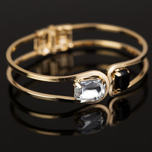 PPG & PGG-pulsera elegante para mujer, brazalete de cristal, regalo, Color dorado 2024 - compra barato