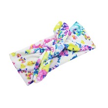 Baby Girls Wraps Floral Printing Turban Headband Newborn Infants Hair Accessories 2024 - buy cheap