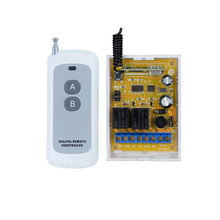 Dc 12 v 2ch 24 v 10a relé sem fio interruptor de controle remoto sistema receptor transmissor para porta controle acesso lâmpada led