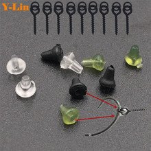 25xbait Screws y 50x Hook Stopper Beads, Terminal de pesca de carpa, soporte de cebo, aparejos para el cabello, gancho giratorio Pop Up 2024 - compra barato