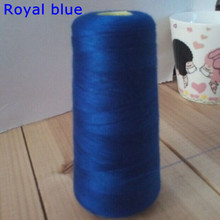 1 piece for 1 color , 3000 Yards 40s/2 Polyester Durable Royal blue Garment sewing t shirt threads cord MZ-5149 2024 - buy cheap