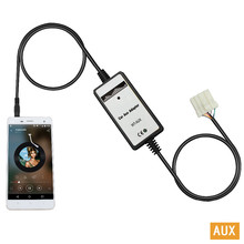 CD Mp3 Player Car AUX Adapter Auxiliar Cable 3.5mm Mobile Phone Plug Auto Adapter For Mazda2/3/5/6/MX5/SPD/MPV/RX8 OEM QX020 2024 - buy cheap