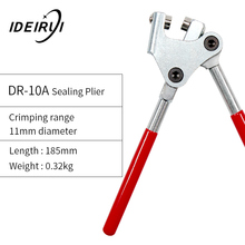 1pcs Red Plastic Coated Handle Lead Seal Sealing Pliers Calipers for Seal Water Meter Anti-theft sealing 2024 - compre barato