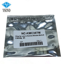 8PCS X 6K CMYK Toner Chip Bizhub C35 Toner Cartridge Chip for Konica Minolta BH C35P TNP22 TNP-22 2024 - buy cheap