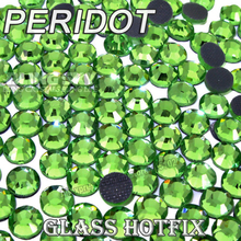 Peridot BIG PACKAGE Hot Fix Rhinestones SS6 SS10 SS16 SS20 SS30 DMC Flat Back Crystals Glitters stone strass for DIY garment 2024 - buy cheap