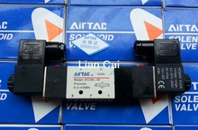 Pnematic электромагнитный клапан Airtac 5/3 5-позиционная 3-позиционная 1/4 "BSP 4V230C-08, двойная катушка, центральный закрытый светодиодный светильник 12 В, 24 В, 110 В, 220 В 2024 - купить недорого