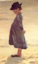 Pinturas de arte danesas para chica en la playa, pinturas de alta calidad pintadas a mano de Peder Severin Kroyer a la venta 2024 - compra barato