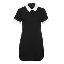Vestido feminino vestidos de verão diário casual manga curta vestido curto mini vestido para vestido feminino robe #5 2024 - compre barato